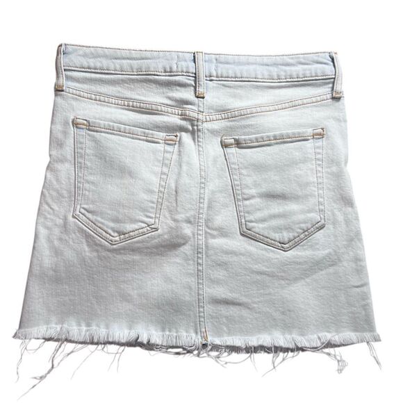 Forever 21 denim mini skirt distressed size 25 - Picture 2 of 8